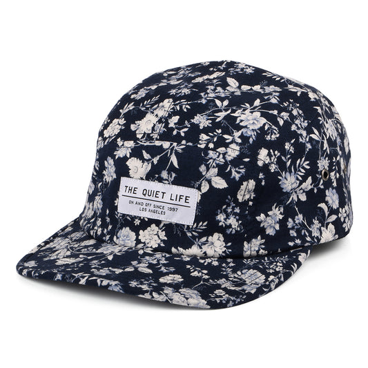 Gorra 5 paneles model 1 Floral de The Quiet Life - Azul Marino