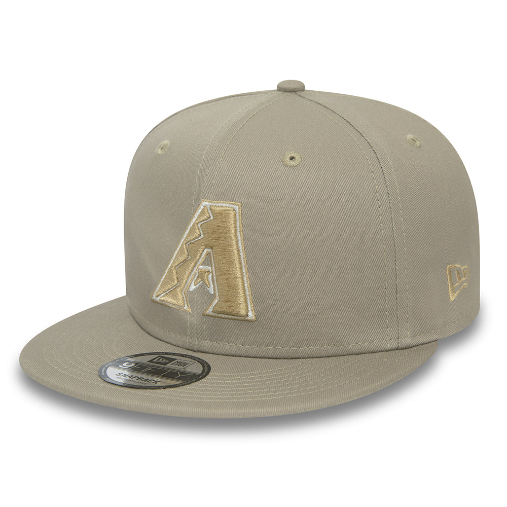 Gorra Snapback 9FIFTY Arizona Diamondbacks de New Era - Marrón Ceniza-Piedra