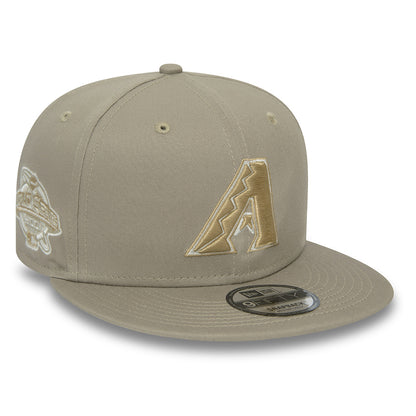 Gorra Snapback 9FIFTY Arizona Diamondbacks de New Era - Marrón Ceniza-Piedra