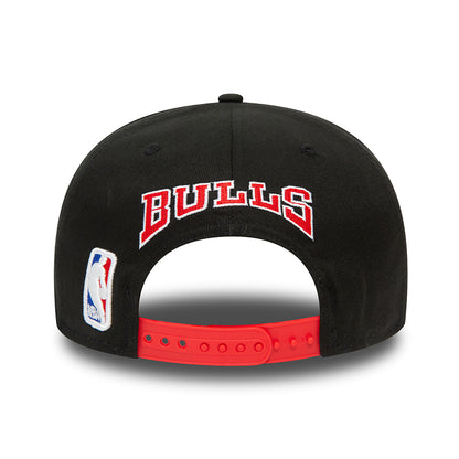 Gorra Snapback 9FIFTY Chicago Bulls de New Era - Negro