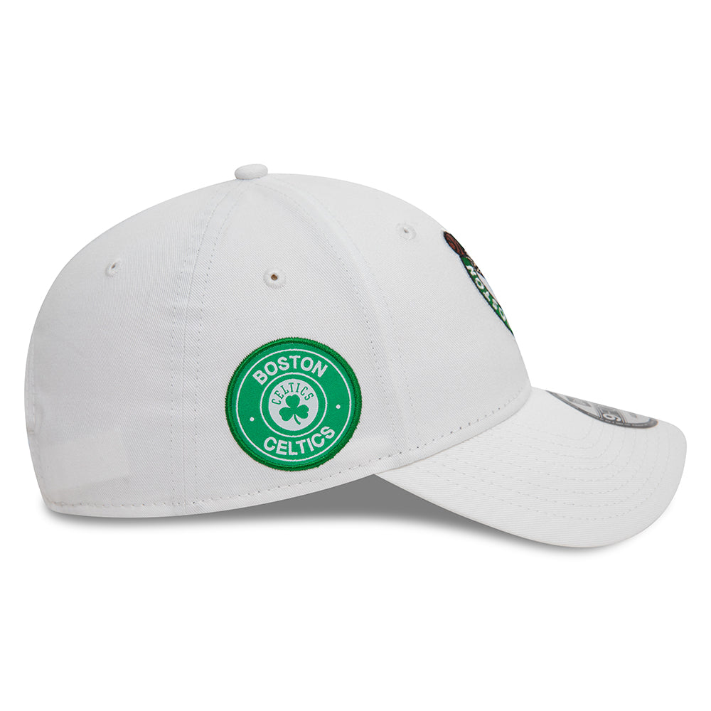 Gorra de béisbol 9FORTY Boston Celtics de New Era - Blanco-Verde