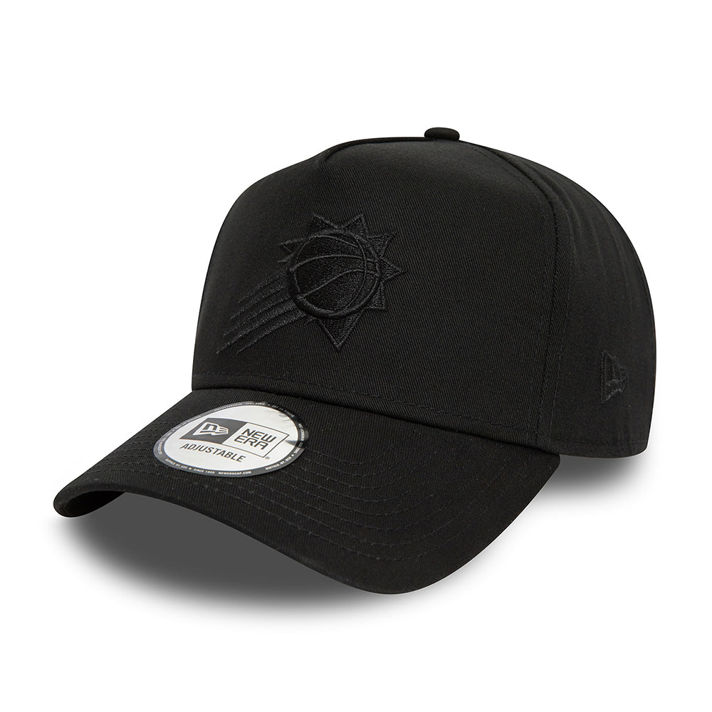 Gorra Snapback 9FORTY A-Frame NBA Tonal Phoenix Suns de New Era - Negro sobre Negro