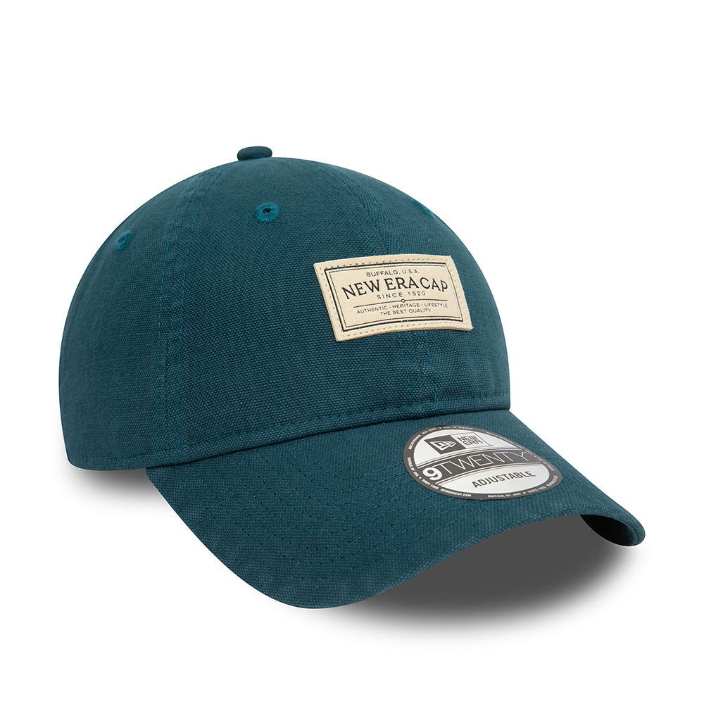 Gorra de béisbol 9TWENTY de algodón de New Era - Azul Verdoso Oscuro