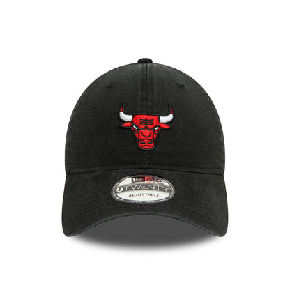 Gorra de béisbol 9TWENTY Chicago Bulls de New Era - Negro Lavado-Rojo