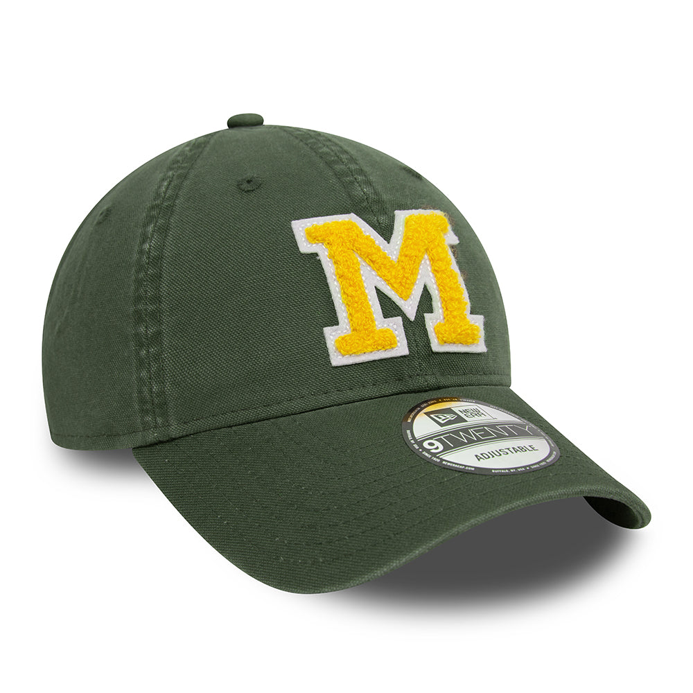 Gorra de béisbol 9TWENTY Milwaukee Brewers de New Era - Verde Musgo