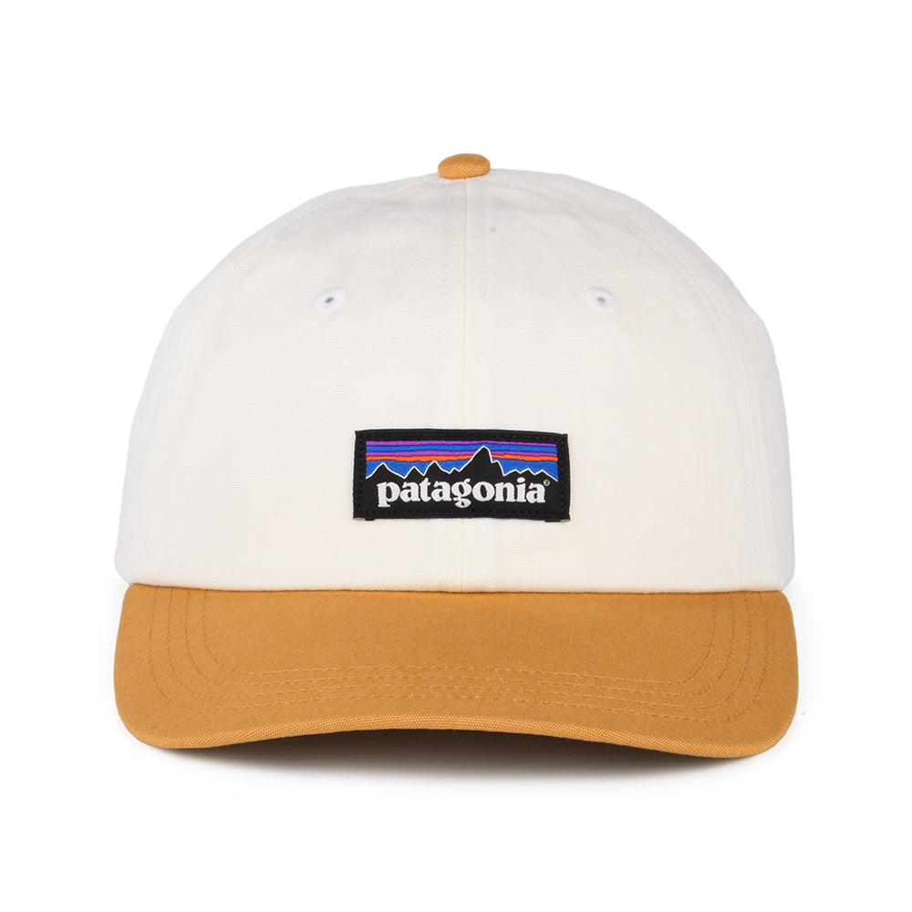 Gorra de béisbol P-6 Label de algodón orgánico de Patagonia - Crema-Mostaza