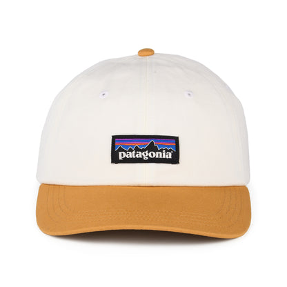 Gorra de béisbol P-6 Label de algodón orgánico de Patagonia - Crema-Mostaza