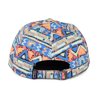 Gorra de béisbol High Hopes Geo Small P-6 Label Trad de algodón orgánico de Patagonia - Verde-Azul-Multi