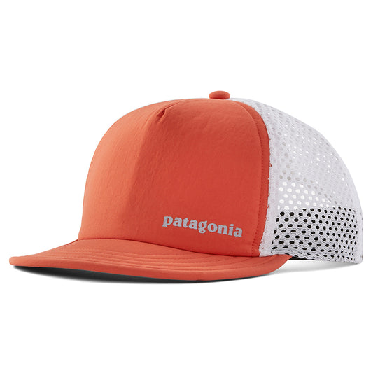 Gorra Trucker Duckbill Shorty reciclado de Patagonia - Rojo Chile-Blanco