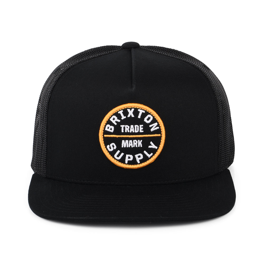 Gorra de camionero Oath MP de Brixton - Negro