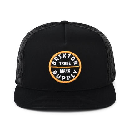 Gorra de camionero Oath MP de Brixton - Negro