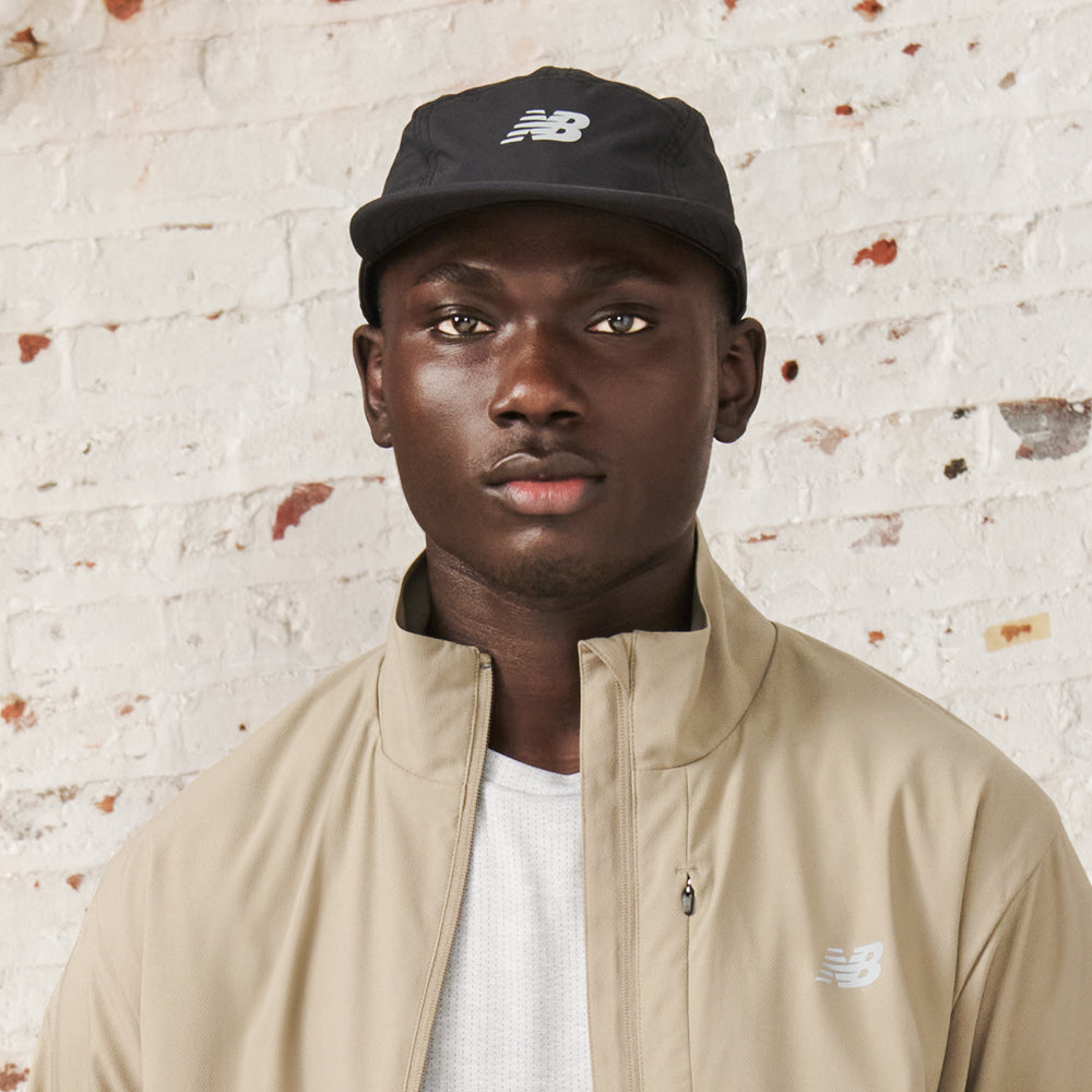 Gorra 5 paneles Everyday reciclada de New Balance - Negro