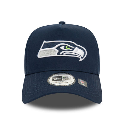 Gorra Snapback A-Frame NFL OTC Seattle Seahawks de New Era - Azul Marino