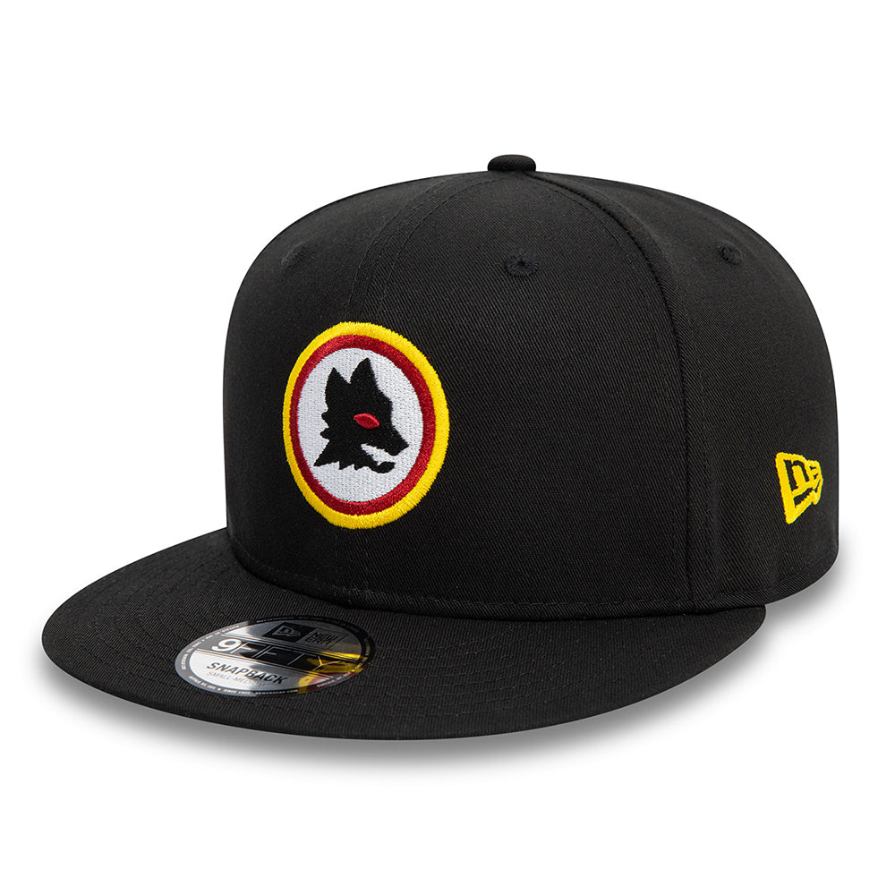 Gorra Snapback 9FIFTY Lupetto AS Roma de New Era - Negro – Sombreros y ...