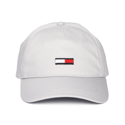 Gorra de béisbol TJW Elongated Flag de Tommy Hilfiger - Gris Claro