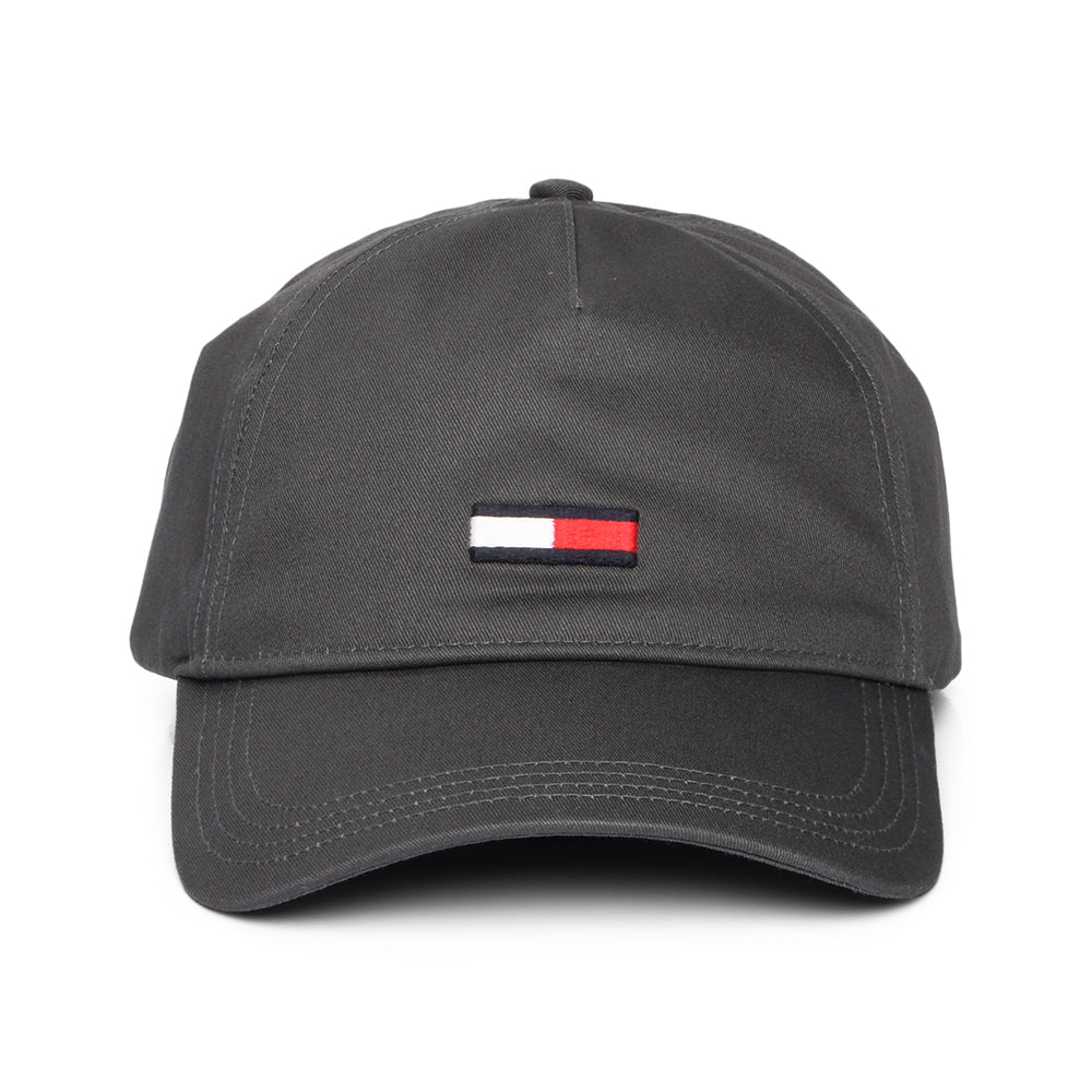 Gorra de béisbol TJM Elongated Flag de Tommy Hilfiger - Gris Oscuro