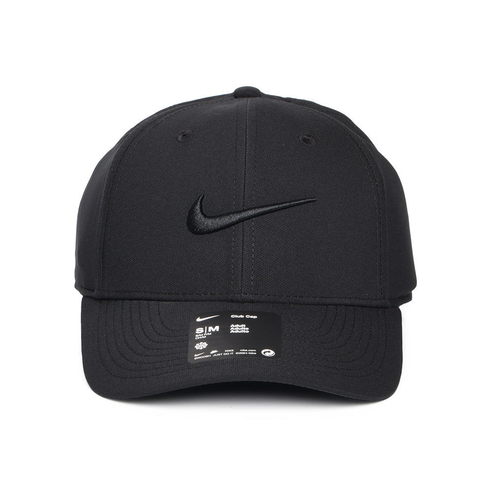 Gorra de béisbol Dri-Fit Estructurada de Nike Golf - Negro sobre Negro