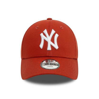 Gorra de béisbol niños 9FORTY MLB League Essential New York Yankees de New Era - Ladrillo-Blanco