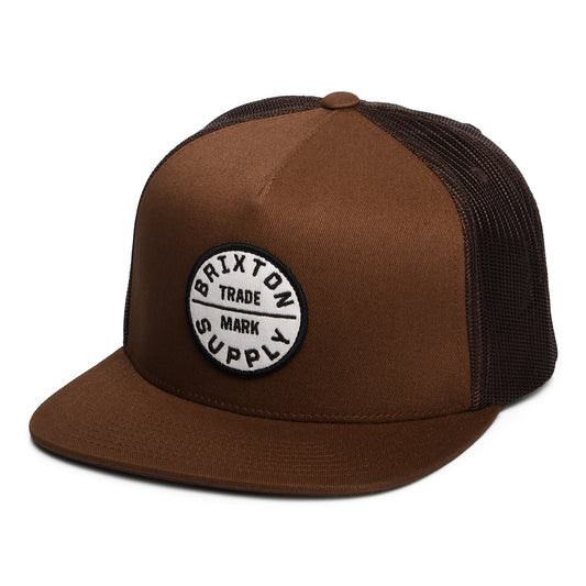 Gorra de camionero Oath MP de Brixton - Marrón
