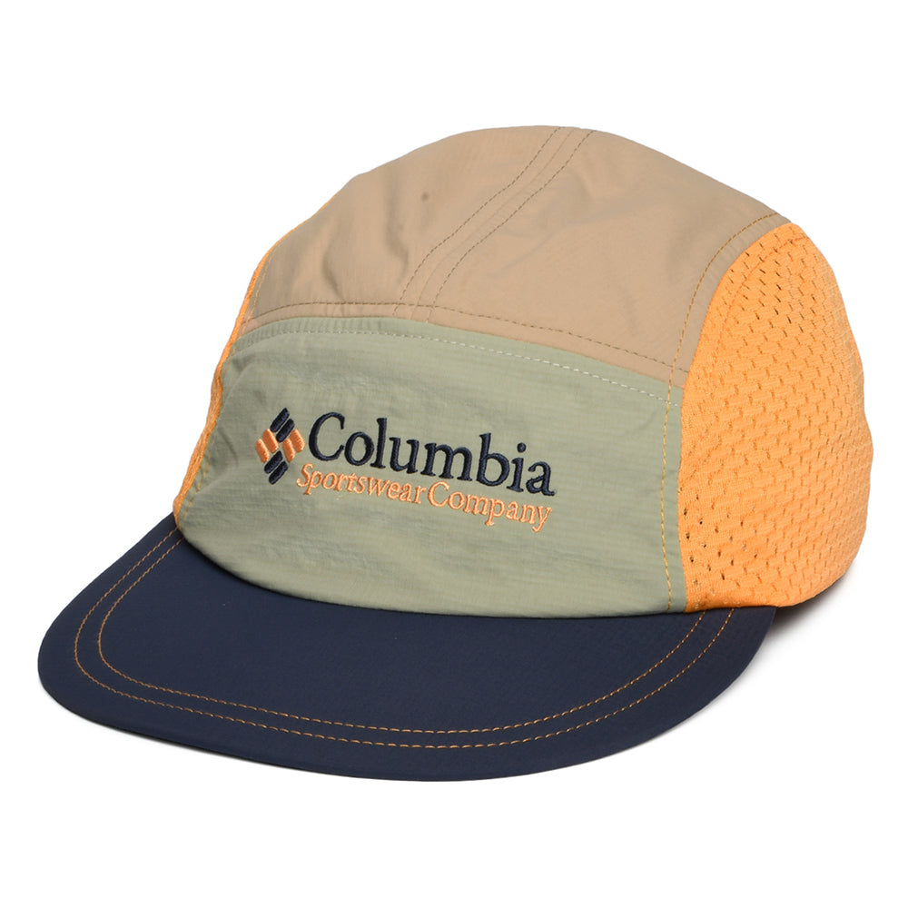 Gorra 5 paneles Wingmark ligero de Columbia - Verde Oliva Claro-Azul Marino-Beige Arena