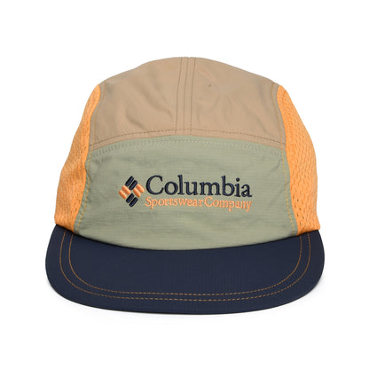 Gorra 5 paneles Wingmark ligero de Columbia - Verde Oliva Claro-Azul Marino-Beige Arena
