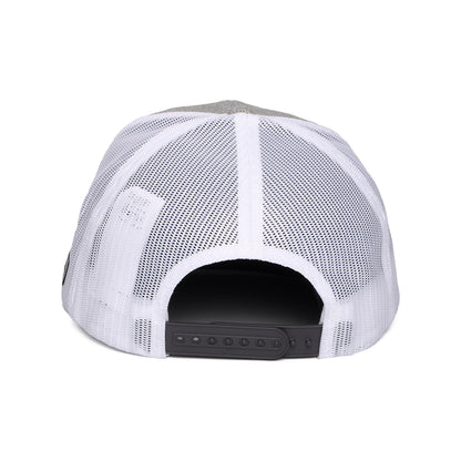 Gorra de camionero Mount Hood Circle Mesh de Columbia - Gris Jaspeado-Blanco