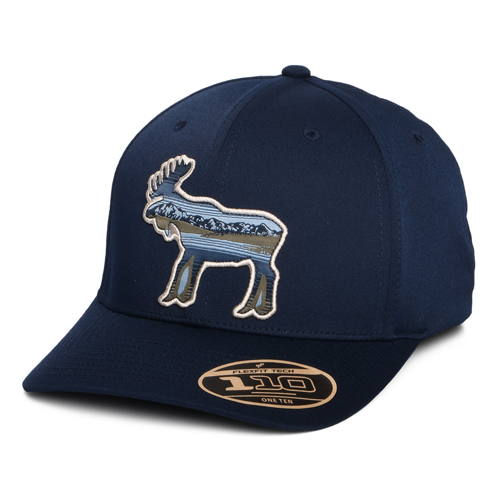 Gorra Snapback Scenic Moose Lost Lager 110 Flexfit de Columbia - Azul Marino