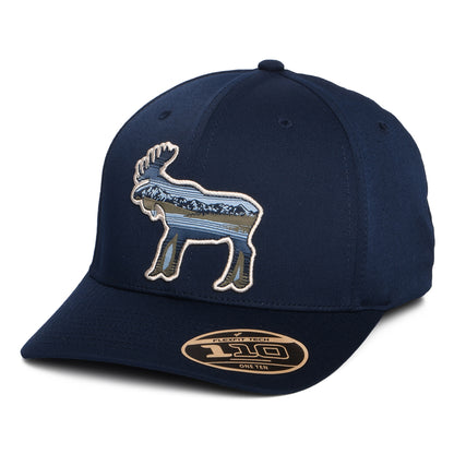 Gorra Snapback Scenic Moose Lost Lager 110 Flexfit de Columbia - Azul Marino