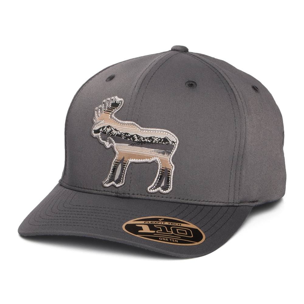 Gorra Snapback Scenic Moose Lost Lager 110 Flexfit de Columbia - Gris