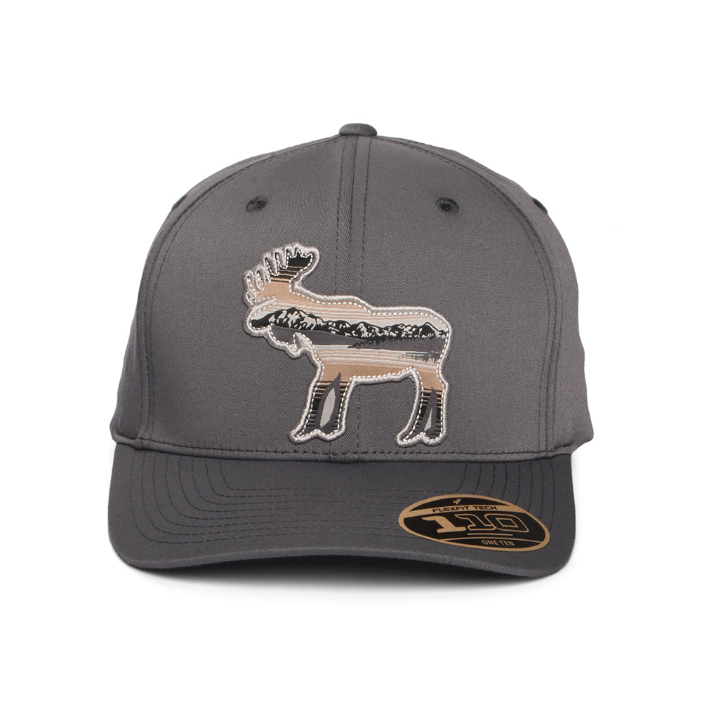 Gorra Snapback Scenic Moose Lost Lager 110 Flexfit de Columbia - Gris