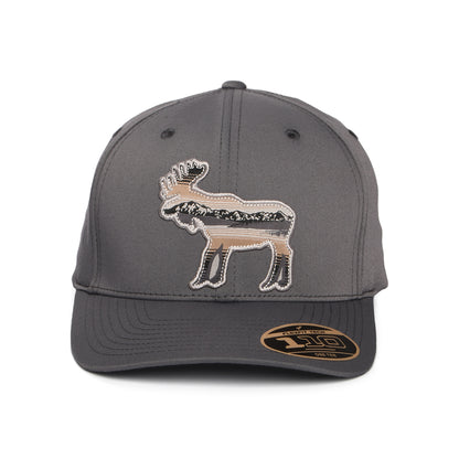 Gorra Snapback Scenic Moose Lost Lager 110 Flexfit de Columbia - Gris