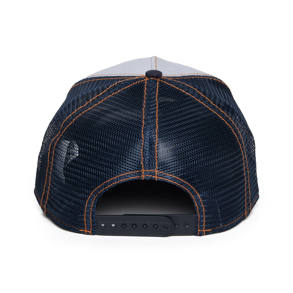 Gorra de camionero Oso de Stetson - Azul Claro-Azul