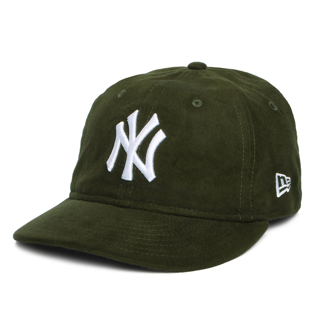Gorra de béisbol 59FIFTY con corona retro - MLB Molesquín Premium New York Yankees de New Era - Verde Oscuro-Blanco