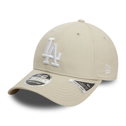 Gorra Snapback 9FORTY MLB Stretch Snap L.A. Dodgers de New Era - Piedra-Blanco