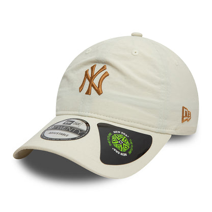 Gorra de béisbol 9TWENTY MLB Recycled New York Yankees de New Era - Piedra-Arena Oscuro