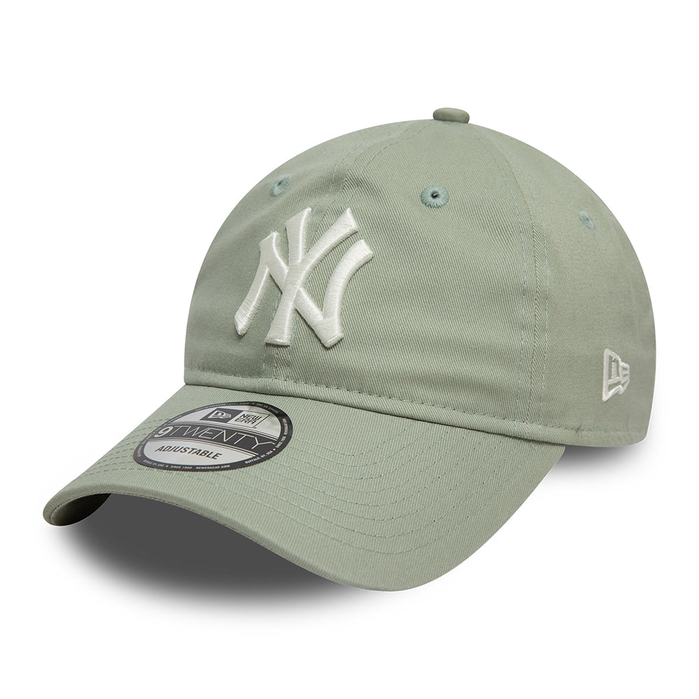 Gorra de béisbol 9TWENTY MLB League Casual de los New York Yankees de New Era - Salvia-Blanco Roto