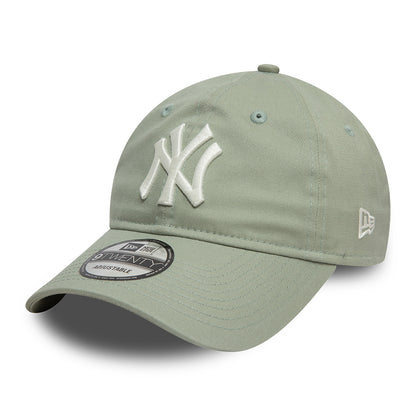 Gorra de béisbol 9TWENTY MLB League Casual de los New York Yankees de New Era - Salvia-Blanco Roto