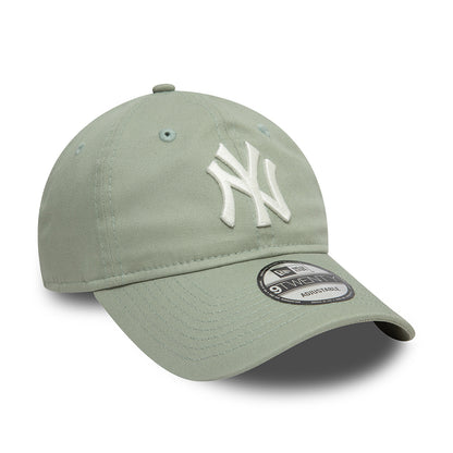 Gorra de béisbol 9TWENTY MLB League Casual de los New York Yankees de New Era - Salvia-Blanco Roto