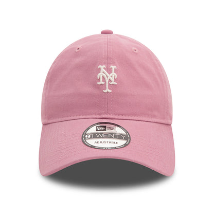Gorra de béisbol 9TWENTY - MLB Mini Washed New York Mets de New Era - Rosa Oscuro