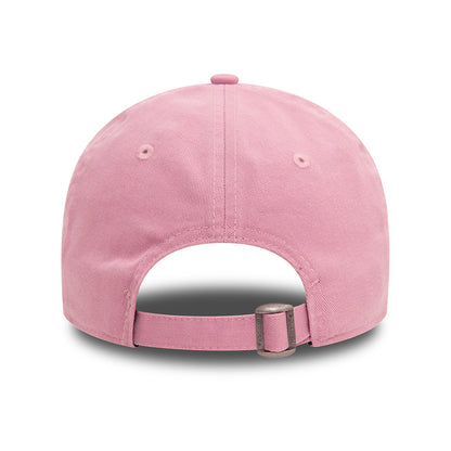 Gorra de béisbol 9TWENTY - MLB Mini Washed New York Mets de New Era - Rosa Oscuro