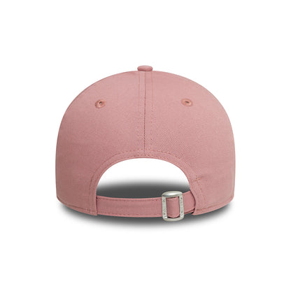 Gorra de béisbol 9FORTY MLB League Essential L.A. Dodgers de New Era - Rosa Oscuro-Blanco