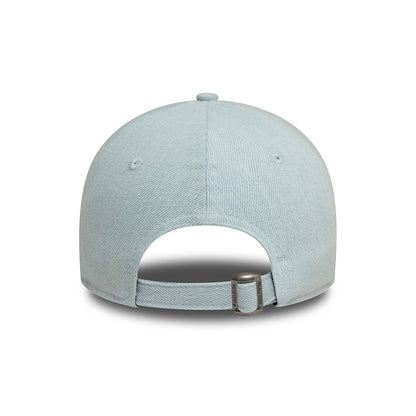 Gorra de béisbol 9FORTY - MLB Denim Icon New York Yankees de New Era - Azul Claro-Rosa
