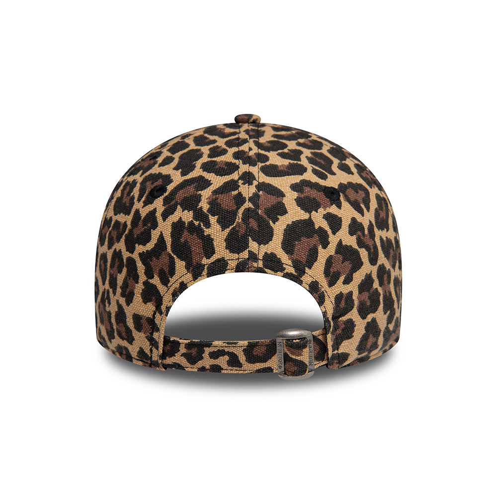 Gorra de béisbol 9FORTY - MLB Leopard New York Yankees para mujeres de New Era - Marrón-Blanco