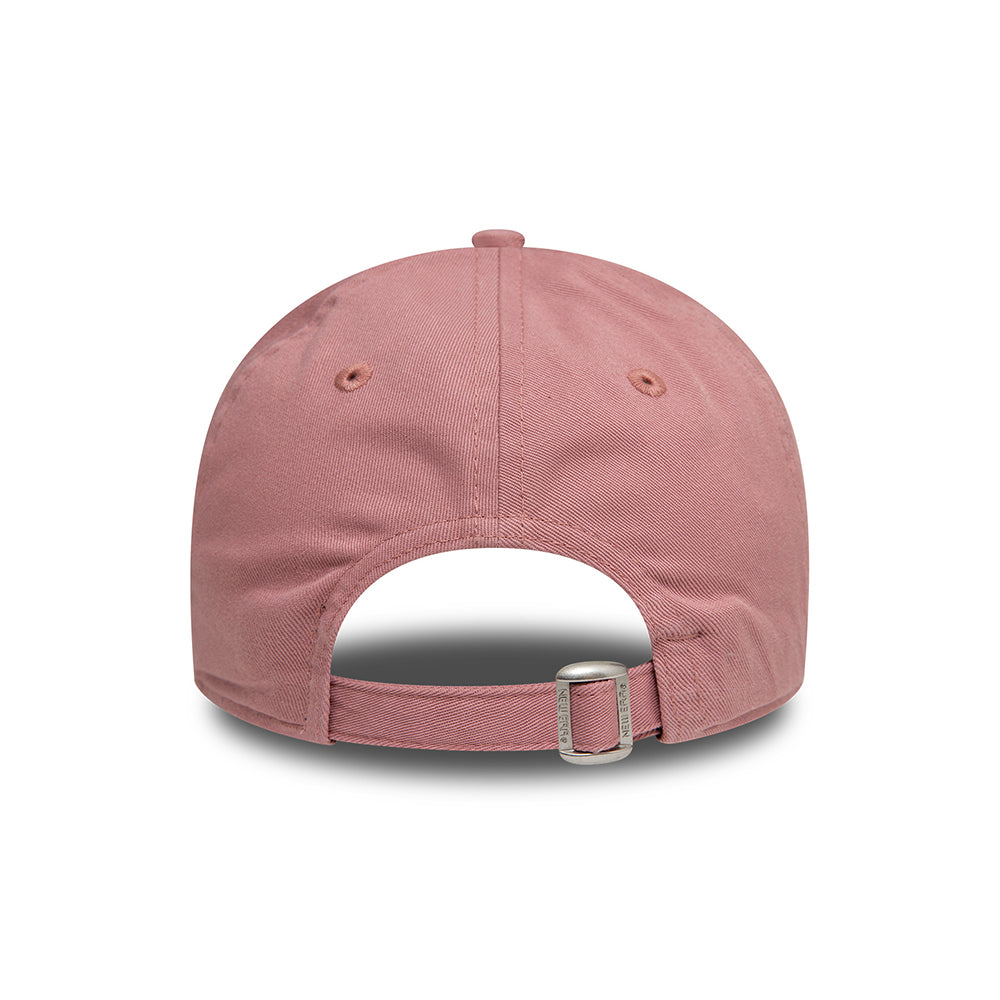 Gorra de béisbol 9TWENTY - NE Phrase Holiday Mode de algodón orgánico para mujeres de New Era - Rosa Oscuro