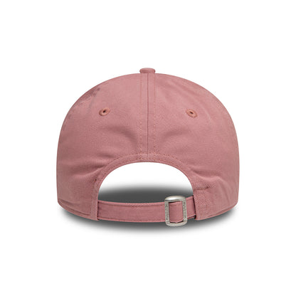 Gorra de béisbol 9TWENTY - NE Phrase Holiday Mode de algodón orgánico para mujeres de New Era - Rosa Oscuro