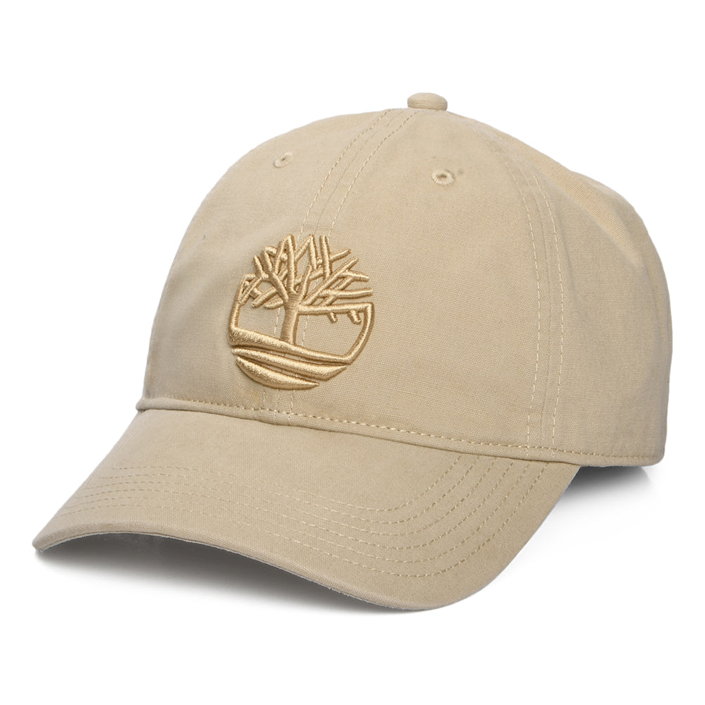 Gorra de béisbol Soundview de lona de algodón de Timberland - Kaki