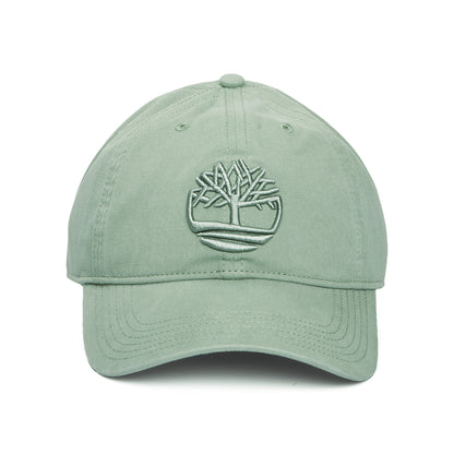 Gorra de béisbol Soundview de lona de algodón de Timberland - Salvia