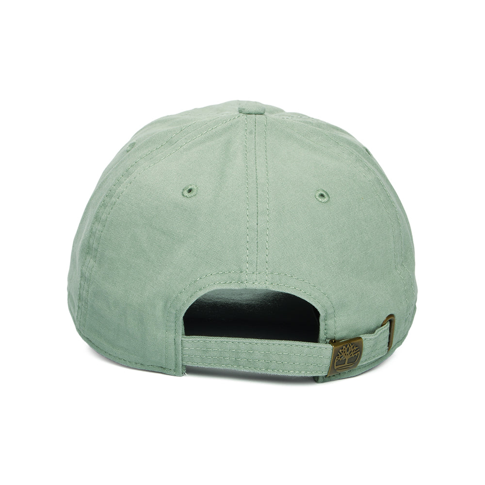 Gorra de béisbol Soundview de lona de algodón de Timberland - Salvia