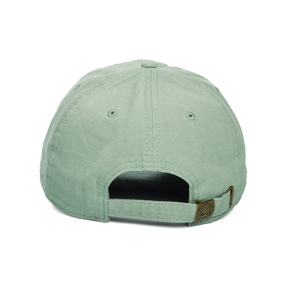 Gorra de béisbol Soundview de lona de algodón de Timberland - Salvia