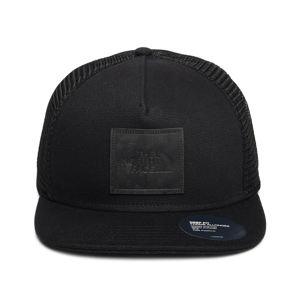 Gorra de camionero Half Dome visera plana de The North Face - Negro